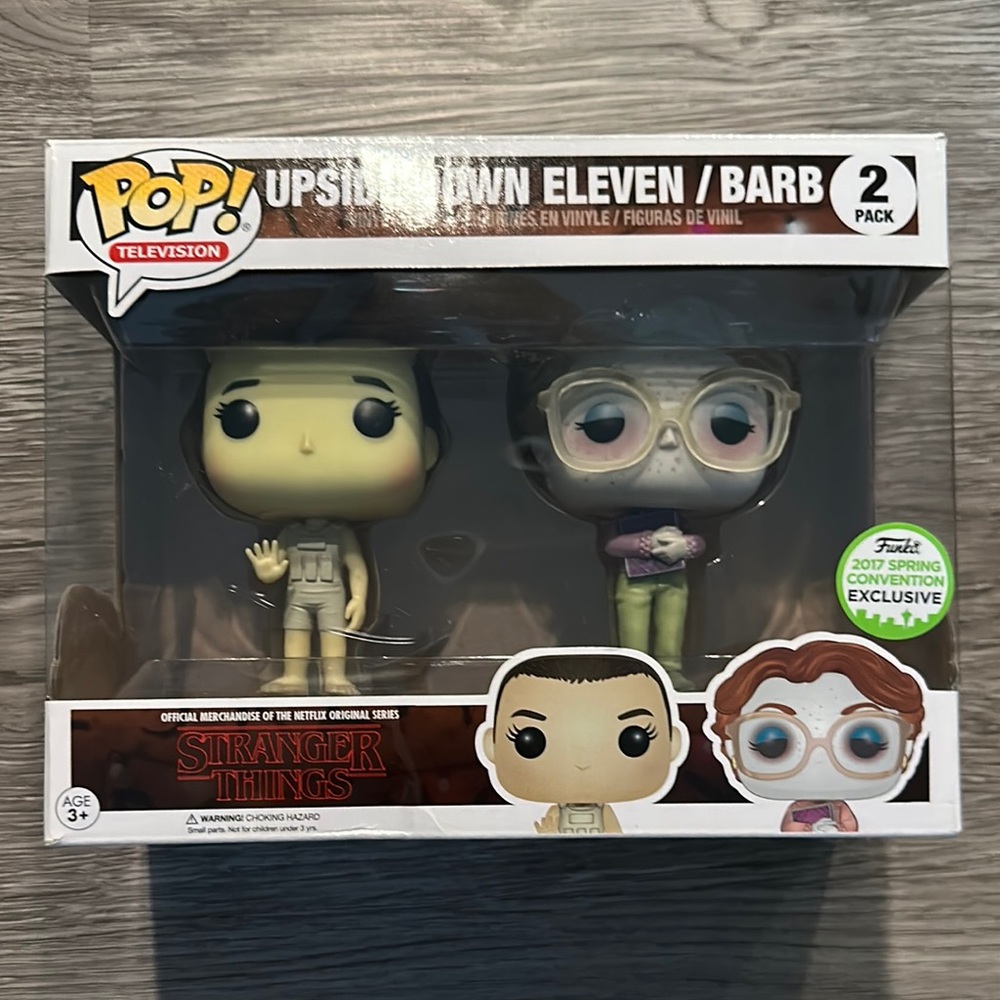 Funko Pop! Stranger Things Upside Down Eleven and Barb